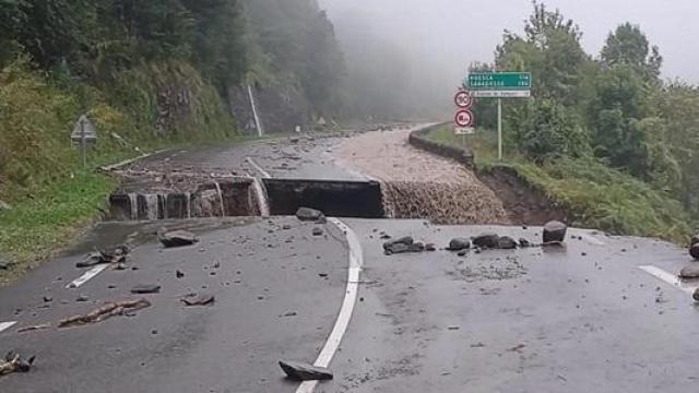 Destrozos provocados por las lluvias