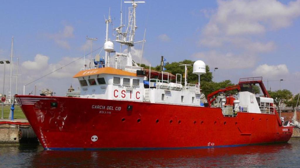 El buque oceanográfico 'García del Cid'. CSIC