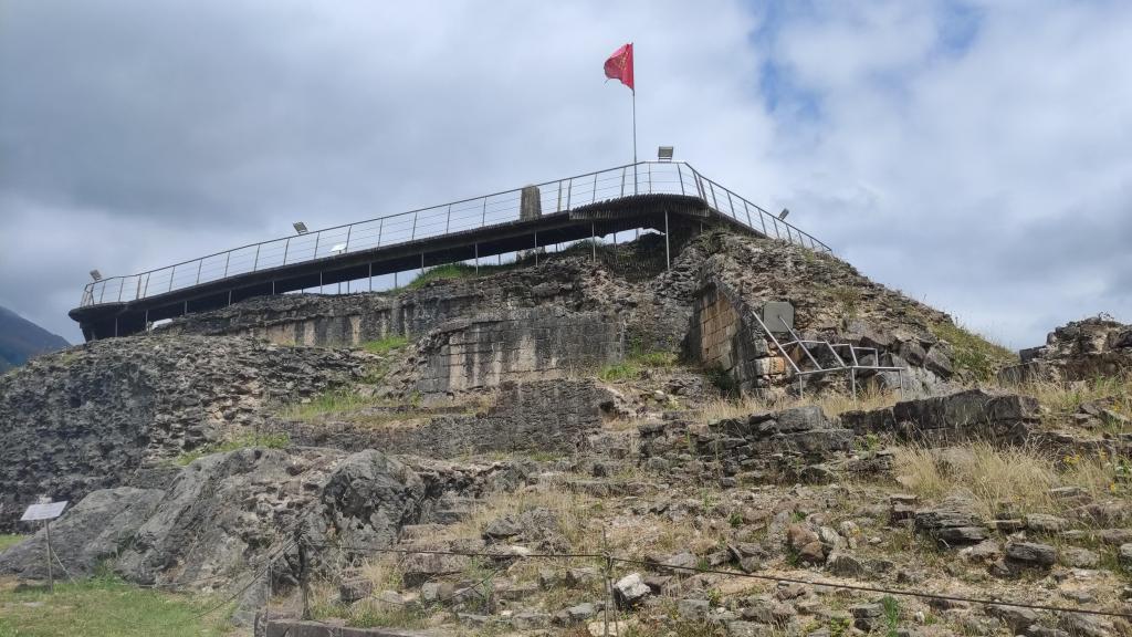 Fachada este del castillo.