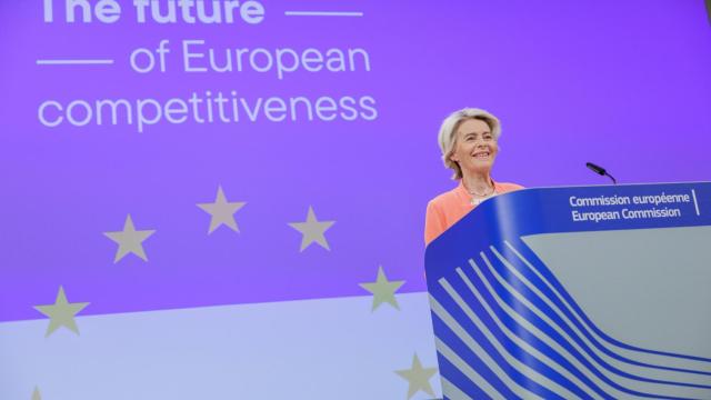 La presidenta Ursula von der Leyen ha incorporado algunas recomendaciones de Draghi a su programa de gobierno