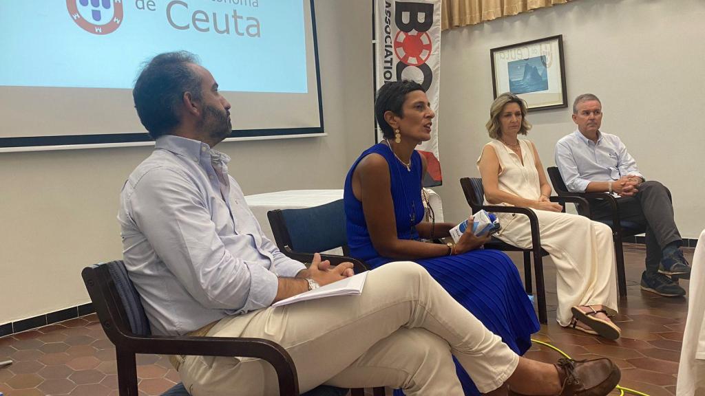 Un momento de la presentación de los beneficios fiscales de Ceuta.