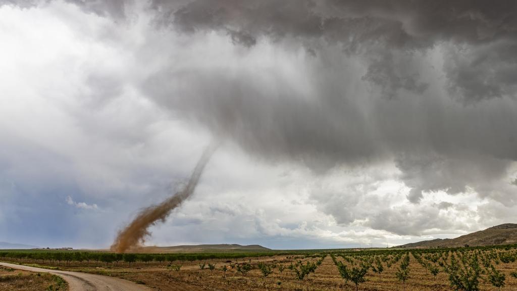 Un tornado captado por David Mancebo.