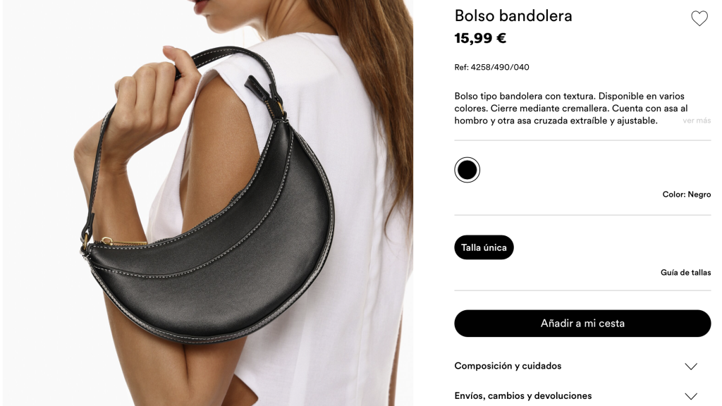 Bolso bandolera.