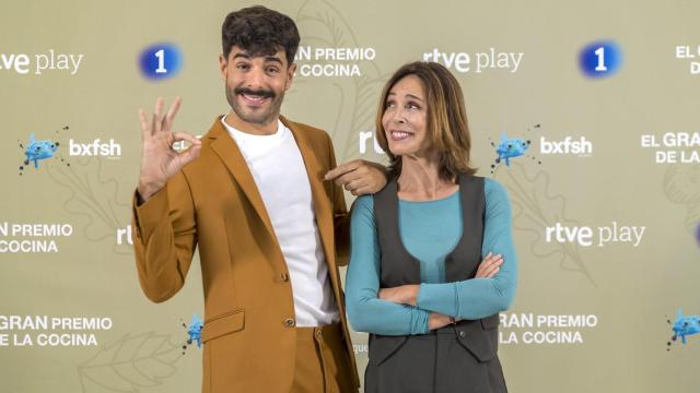 Germán González y Lydia Bosch, en el FesTVal de Vitoria.