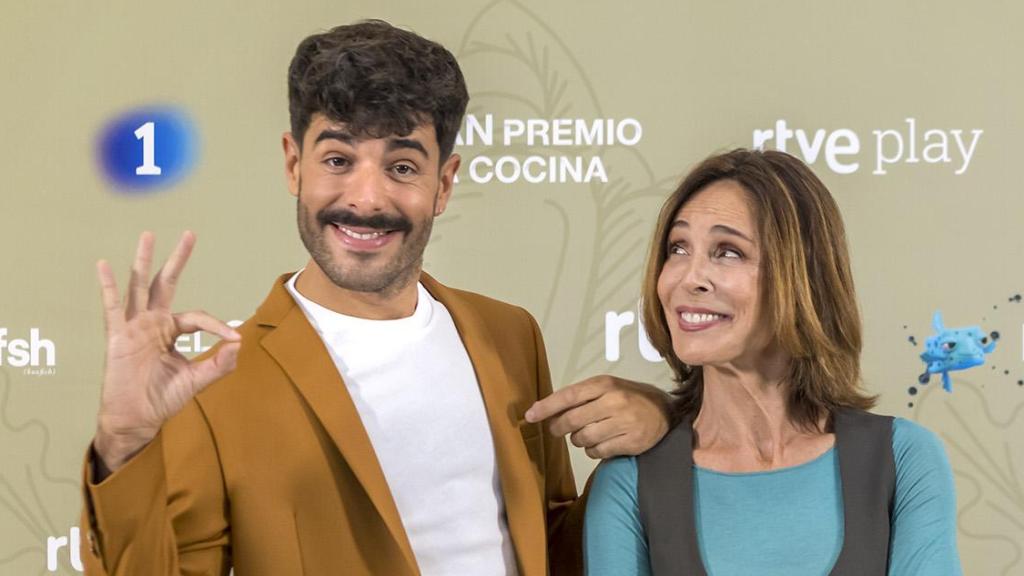 Germán González y Lydia Bosch, en el FesTVal de Vitoria.