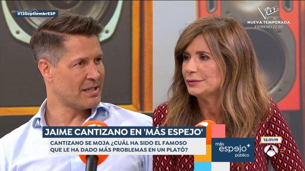 Jaime Cantizano y Gema López en 'Espejo Público'.