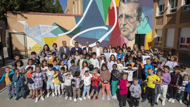 El presidente de la Junta de Castilla y León, Alfonso Fernández Mañueco, inaugura en Fontiveros (Ávila) el curso escolar 2024-2025 de las enseñanzas escolares no universitarias de Castilla y León, este viernes