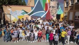 El presidente de la Junta de Castilla y León, Alfonso Fernández Mañueco, inaugura en Fontiveros (Ávila) el curso escolar 2024-2025 de las enseñanzas escolares no universitarias de Castilla y León, este viernes