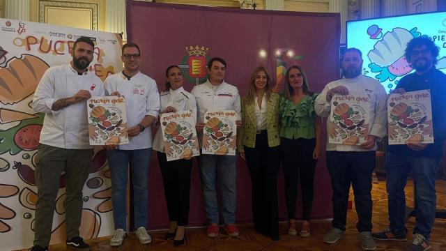 Presentación del concurso ‘Pucela Chef’ en el Ayuntamiento de Valladolid