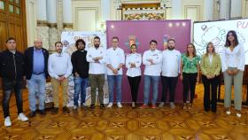 Presentación del concurso ‘Pucela Chef’ en el Ayuntamiento de Valladolid