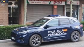 Un vehículo de la Policía Nacional