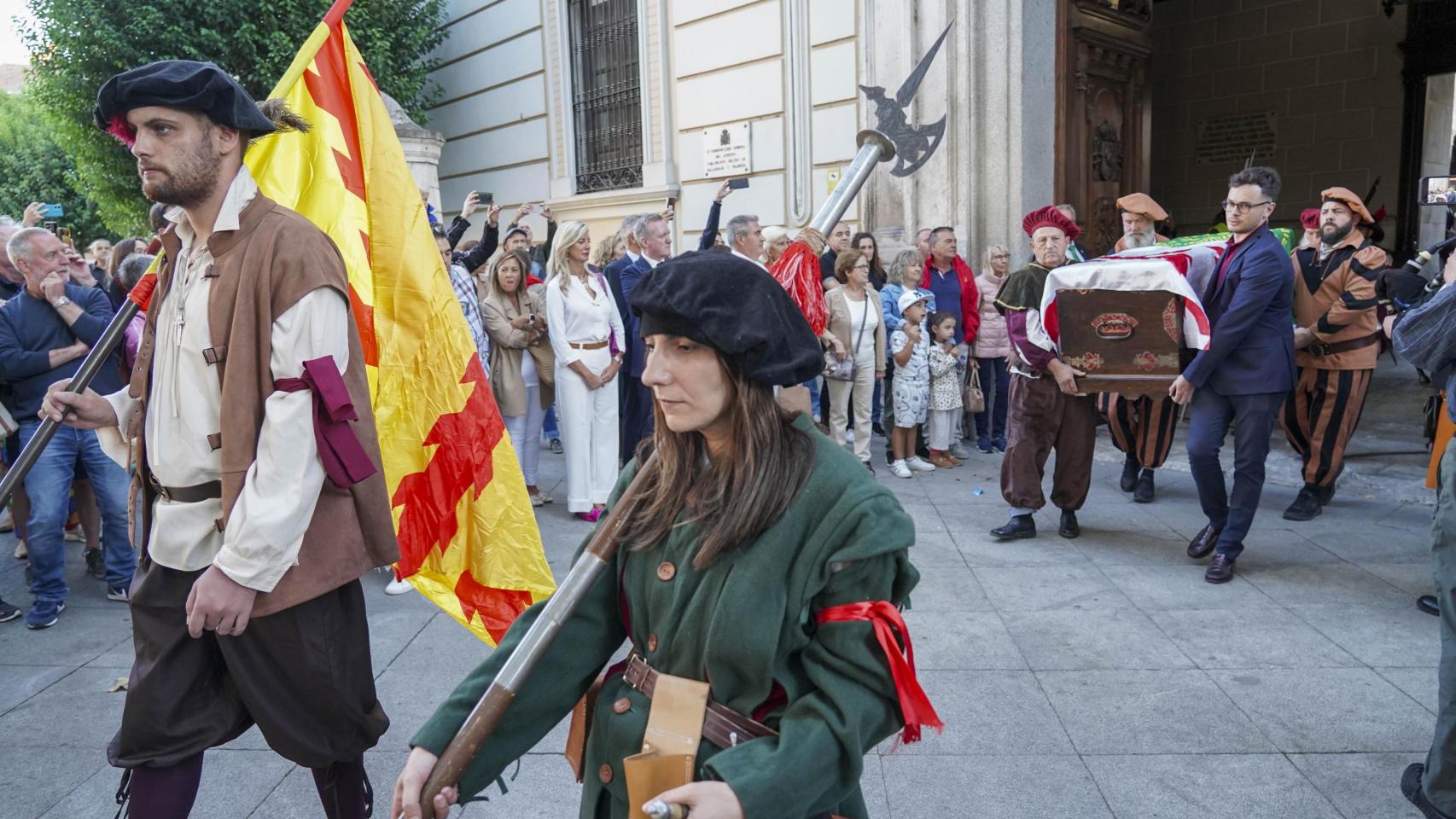 Las calles de Valladolid recrean el funeral dedel príncipe irlandés ‘Red’ Hugh O'Donnell (1)