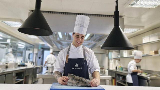 Andrés Esgueva, el joven burgalés que se dedica a la alta cocina