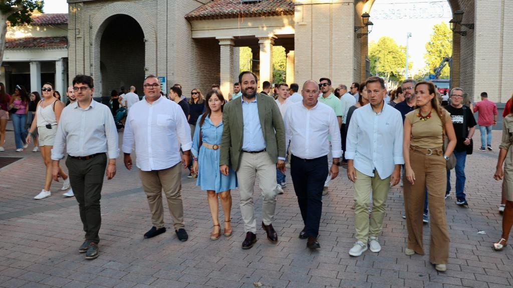 Dirigentes del PP en la Feria de Albacete. Foto: PP.