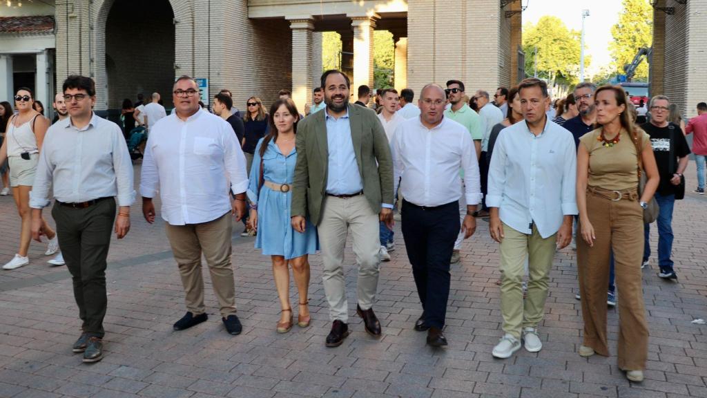 Dirigentes del PP en la Feria de Albacete. Foto: PP.