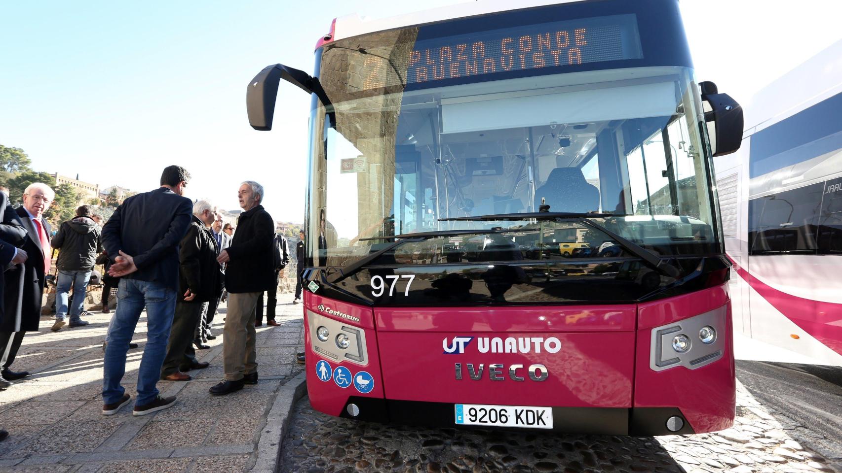 Autobús urbano de Toledo.