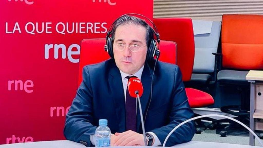 José Manuel Albares, ministro de Exteriores, entrevistado en RNE.