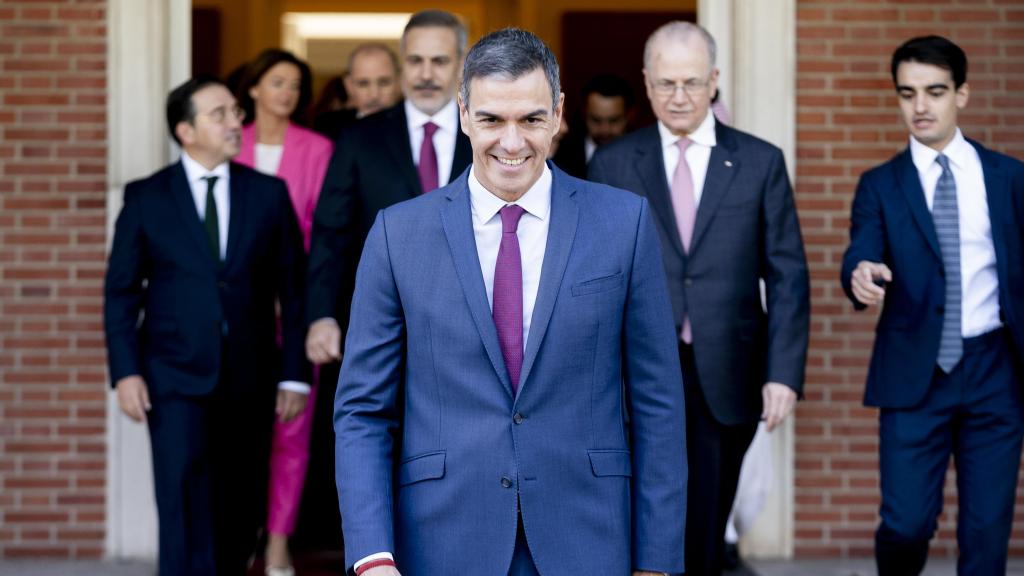 El presidente del Gobierno, Pedro Sánchez, este viernes.