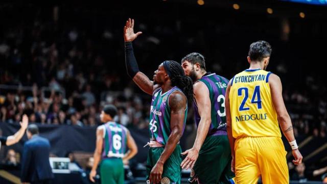 Kendrick Perry, jugador del Unicaja, durante un partido de la Copa Intercontinental.