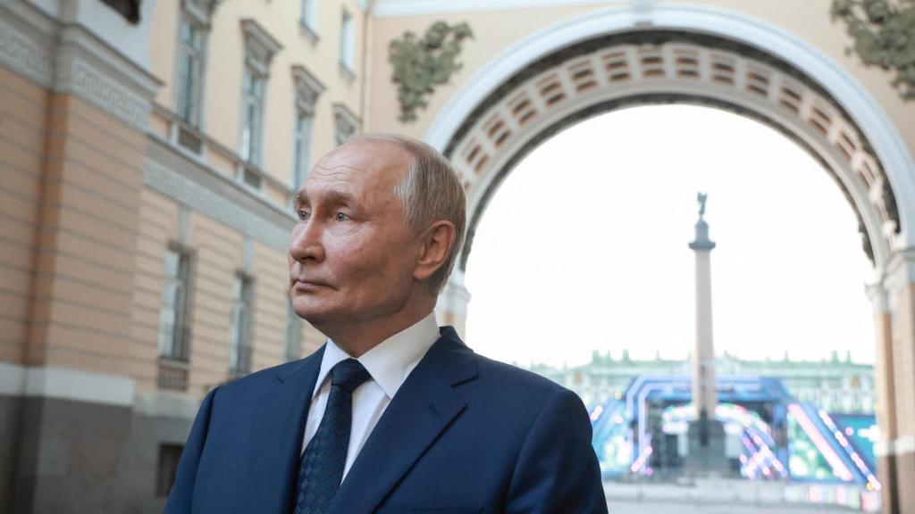 El presidente ruso, Vladimir Putin, en una imagen de este jueves en San Petersburgo.