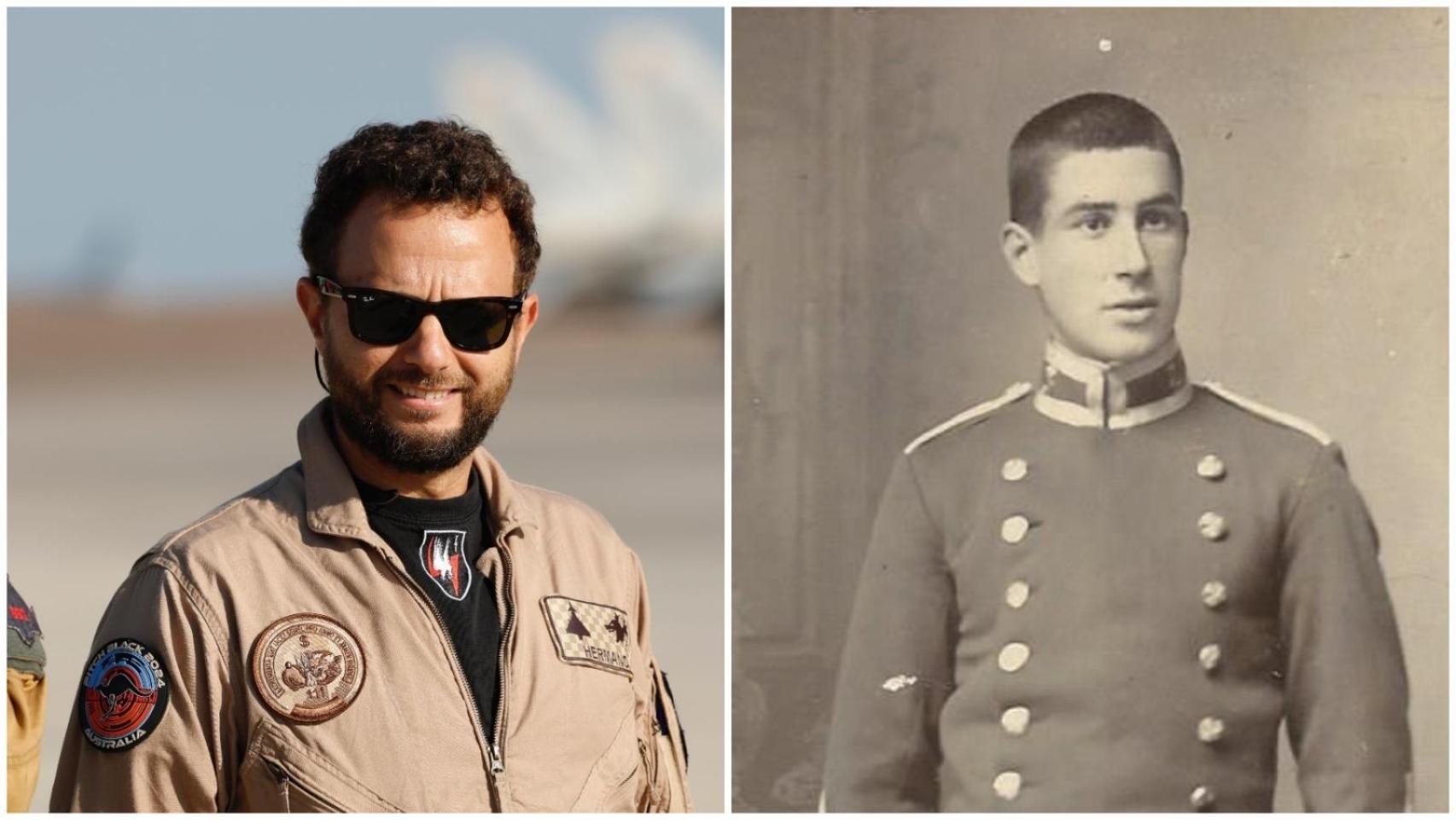 La leyenda de los ‘militares’ Sevillano: José trajo caballos árabes de oriente en 1927 y ahora Fernando ha dado la vuelta al mundo en Eurofighter