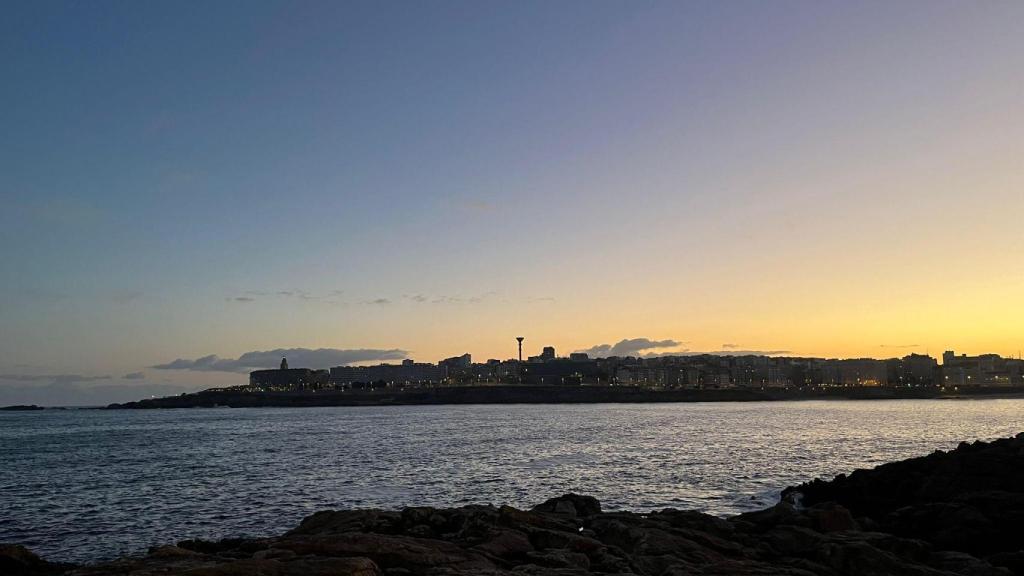 Amanecer de este viernes 13 de septiembre en A Coruña