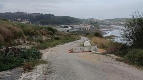 Carretera de la costa que une A Coruña y Arteixo