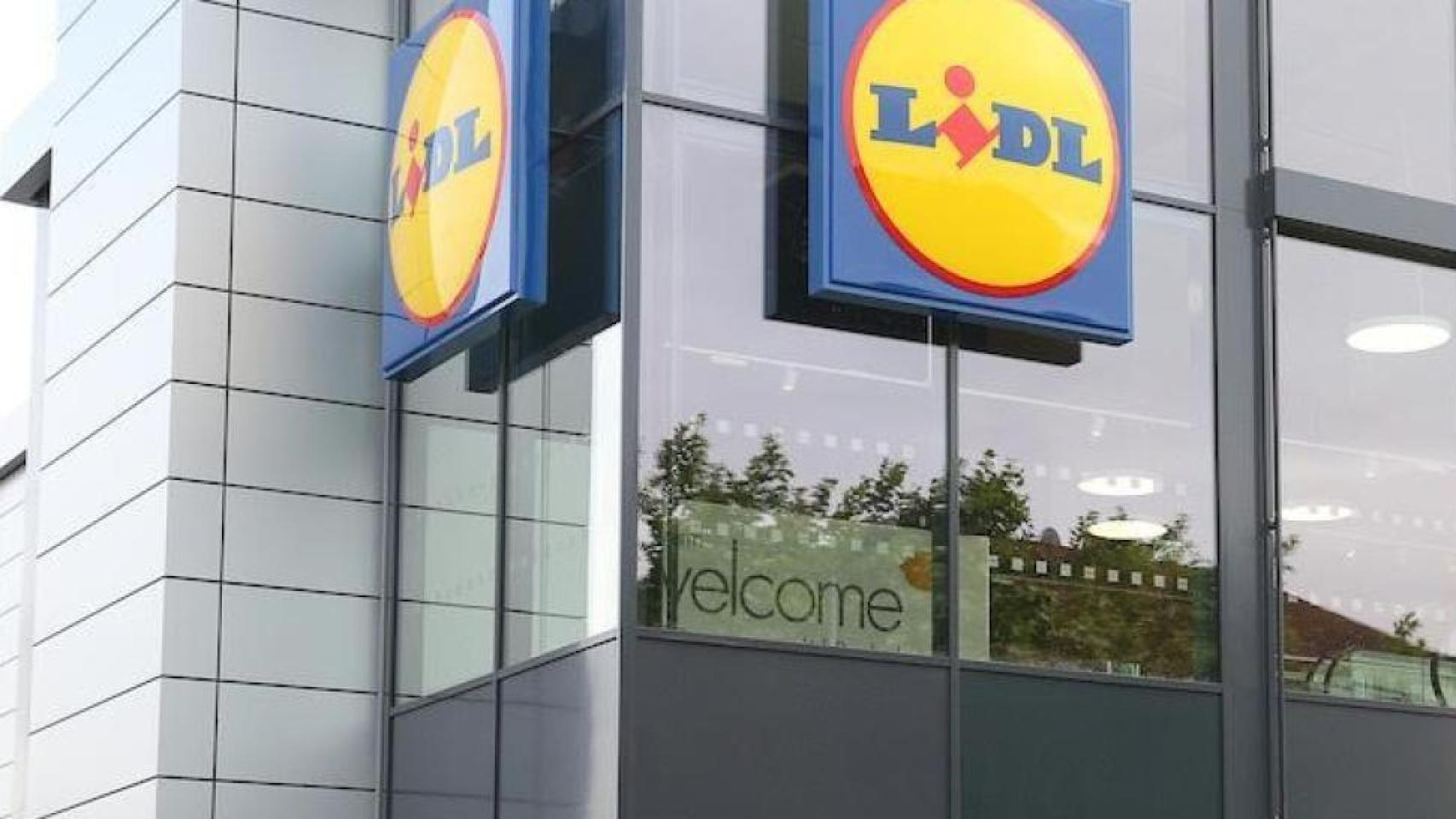 Fachada de uno de los supermercados Lidl