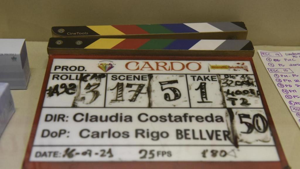 Claqueta de la serie 'Cardo'