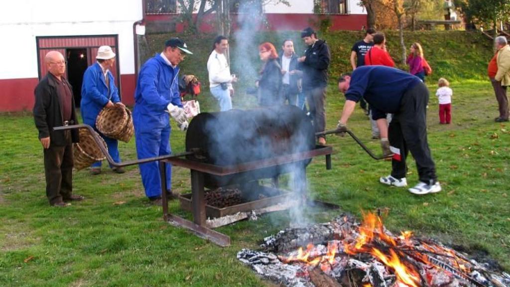 Celebración del magosto en la provincia de León