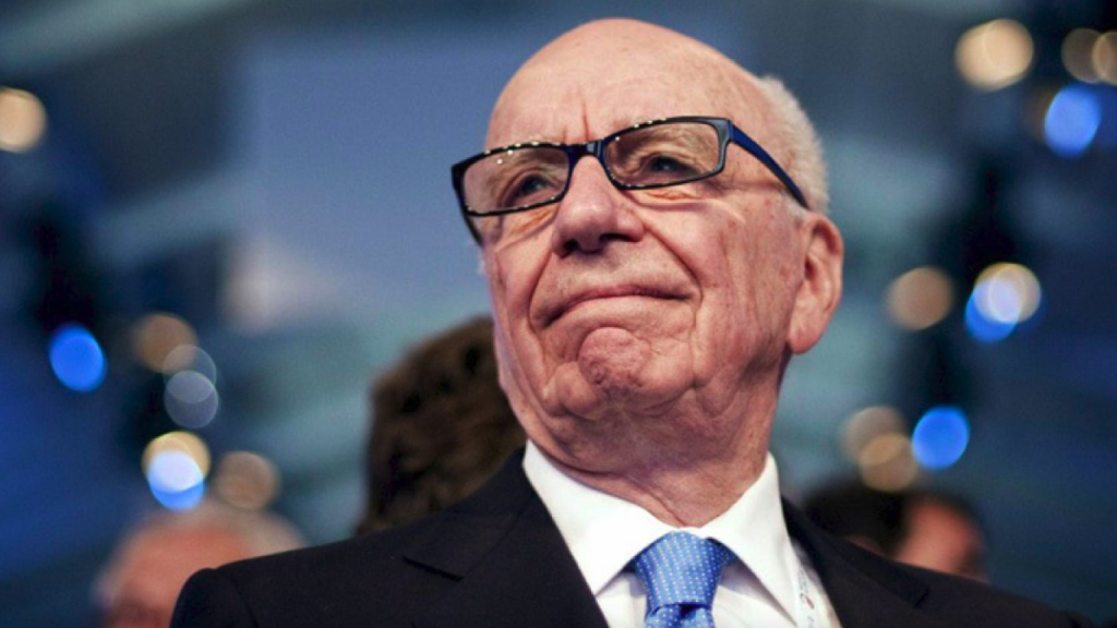 El magnate de los medios de comunicación Rubert Murdoch.