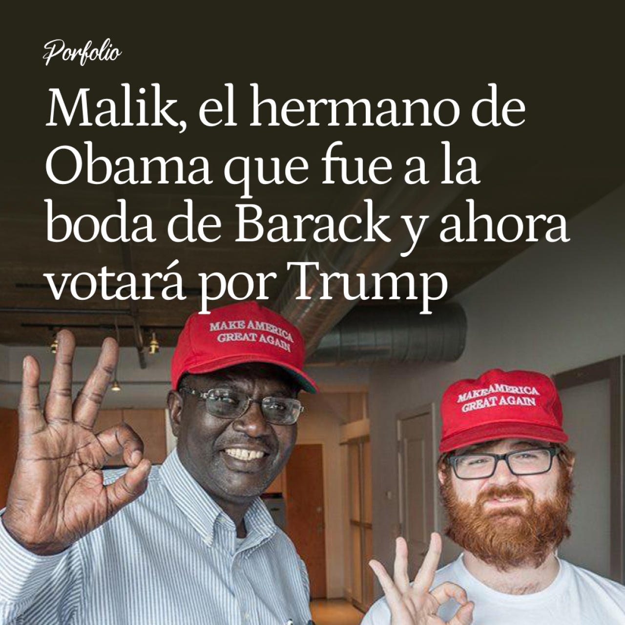 Malik, el hermano de Obama que fue padrino de boda de Barack, renegó de él y ahora votará por Donald Trump