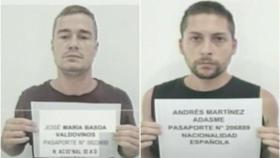 José María Basoa Valdovinos y Andrés Martínez Adasme, detenidos en Venezuela