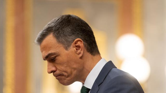 El presidente del Gobierno, Pedro Sánchez, comparece en el Congreso de los Diputados.