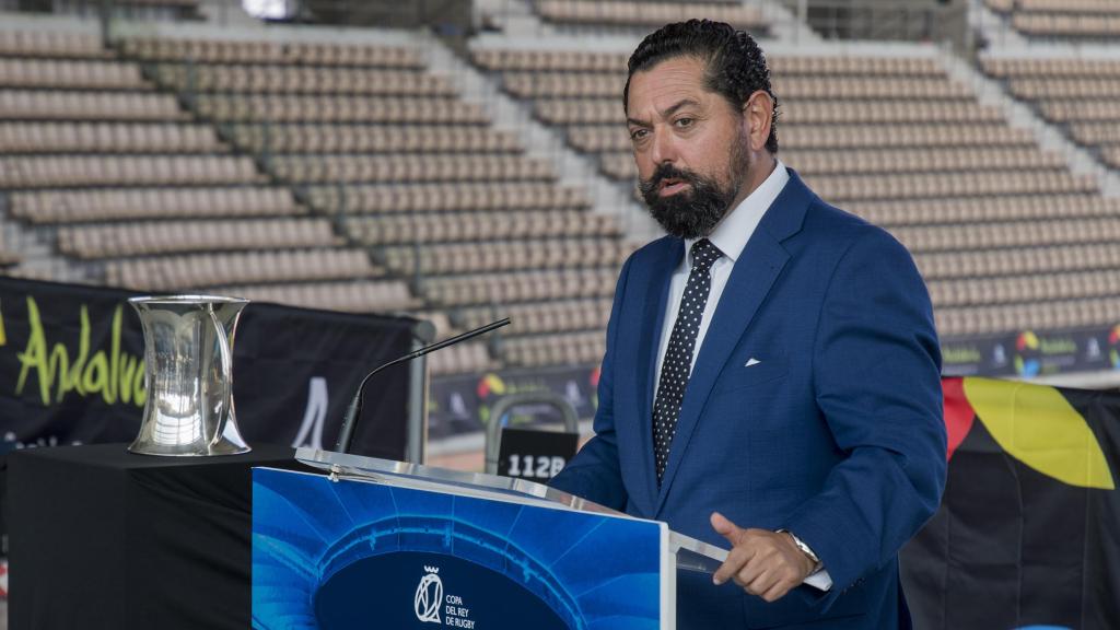 José María Arrabal durante un acto de la Junta de Andalucía