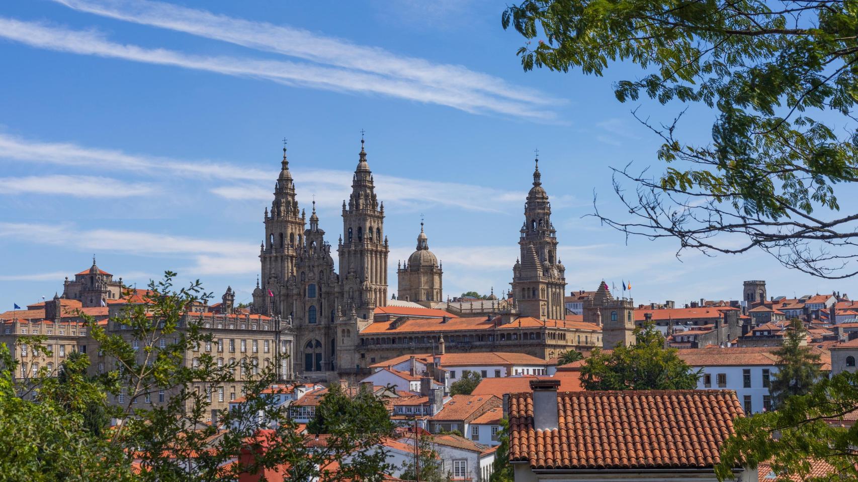 Vista de Santiago de Compostela