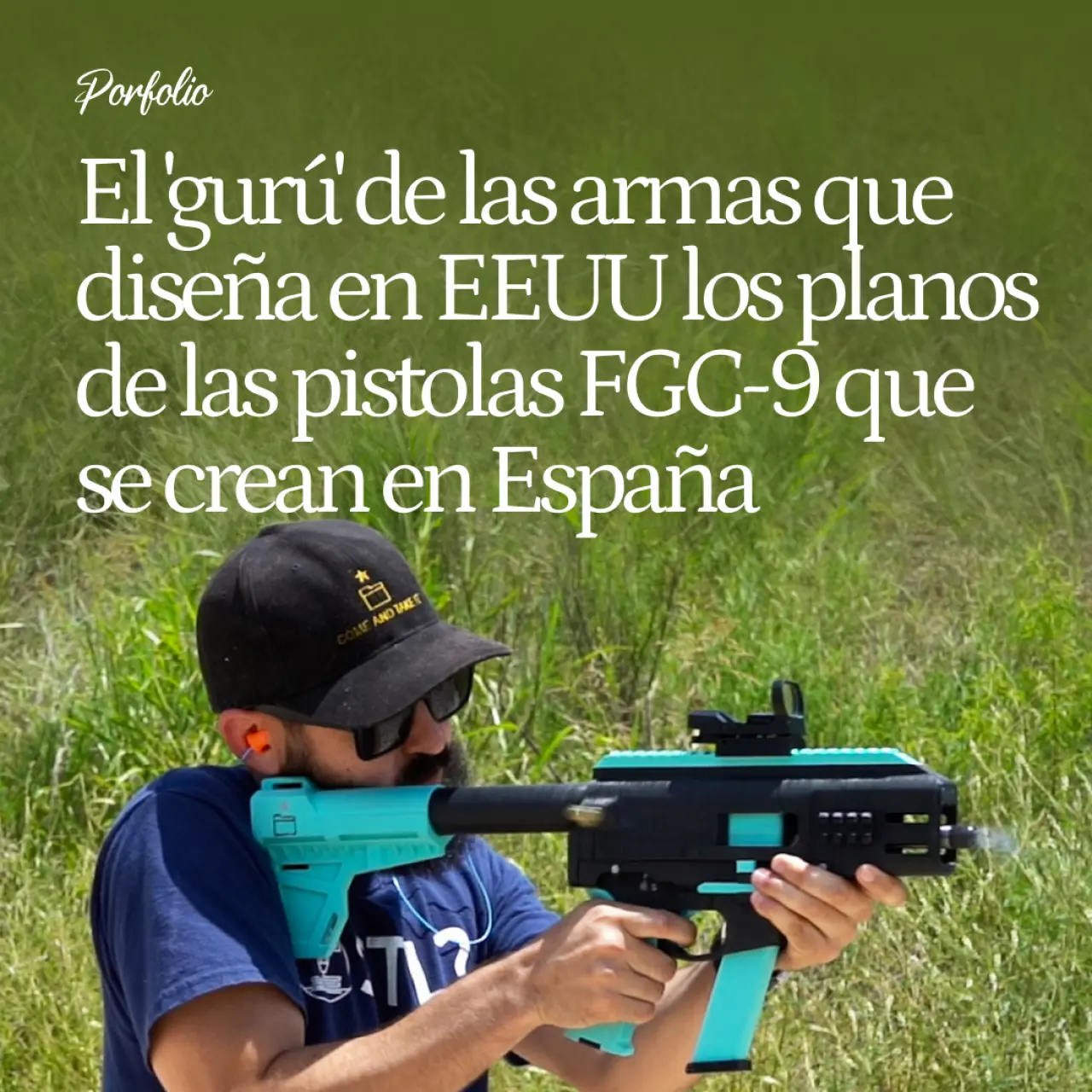 Ivan 'El Troll', el 'gurú' de las armas que diseña en Estados Unidos los planos de las pistolas FGC-9 que se crean en España