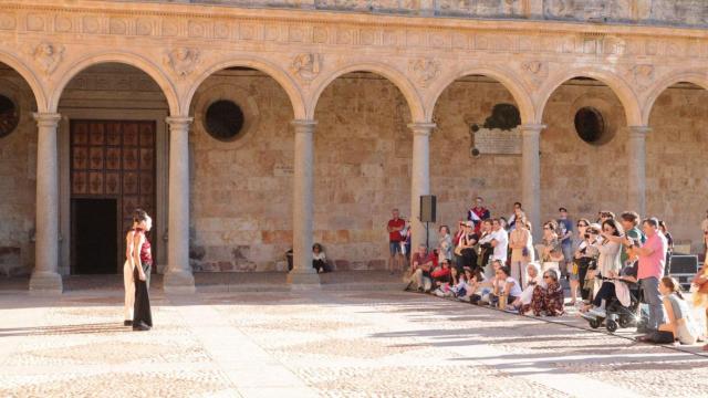 Una de las representaciones en Salamanca