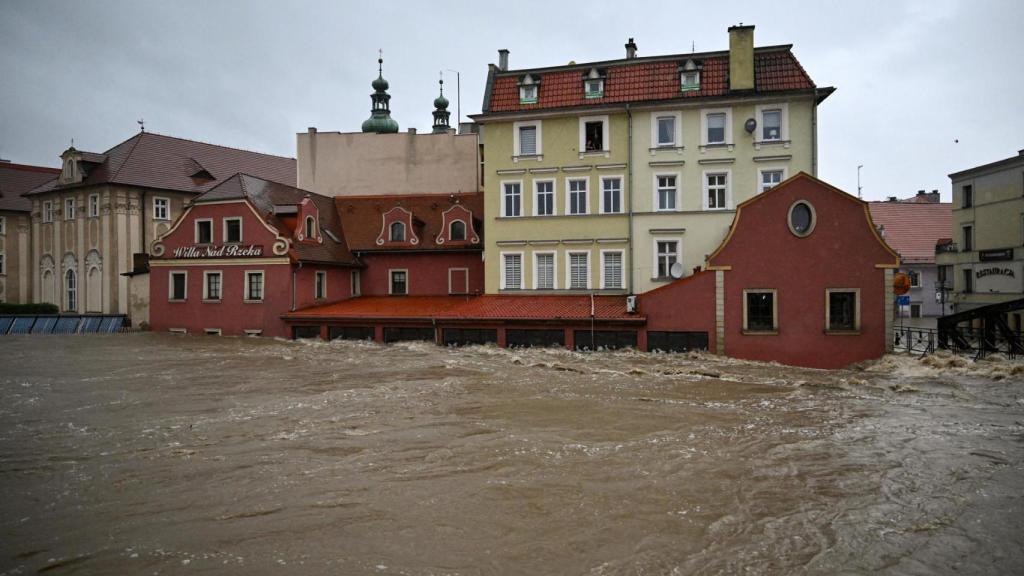 Imagen de las inundaciones en la ciudad polaca de Klodzko.