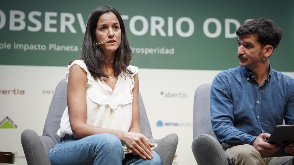 Gemma Rodríguez en un momento durante la mesa redonda.