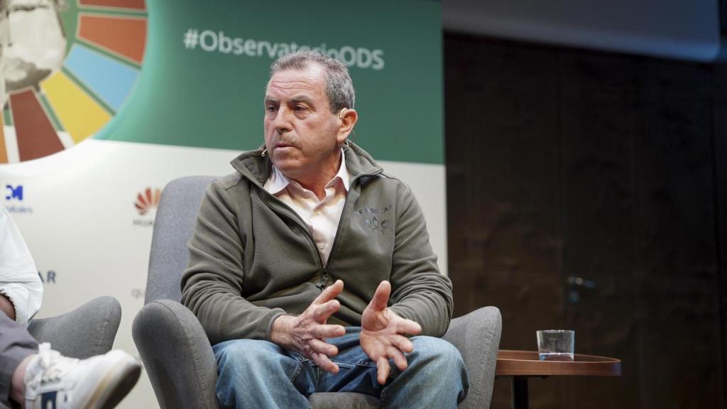 Jesús Burillo en un momento durante la mesa redonda.