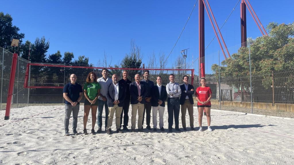 La nueva pista de vóley playa ha supuesto una inversión de 25.000 euros.