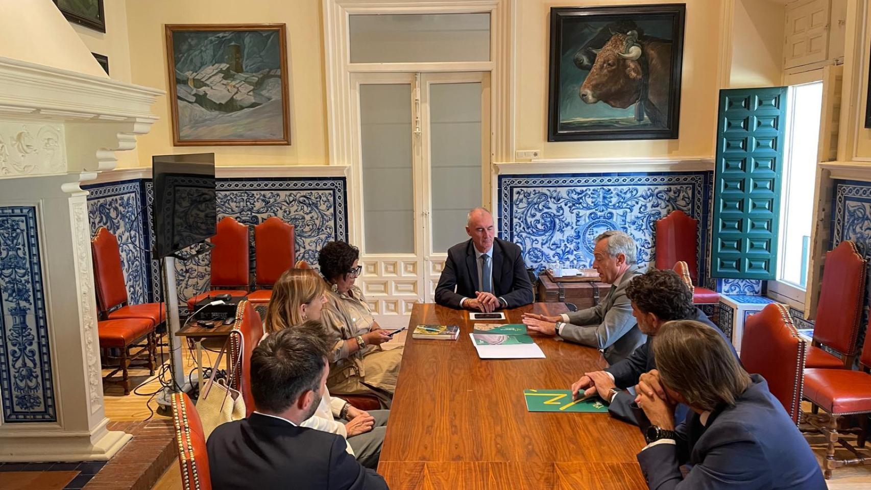 Reunión celebrada hoy en Segovia