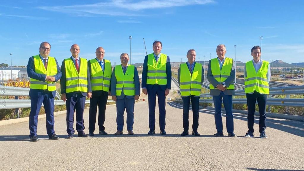 Óscar Puente visita las obras de la nueva estación intermodal de Valladolid