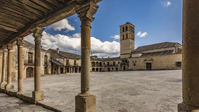 Plaza Mayor de Pedraza.