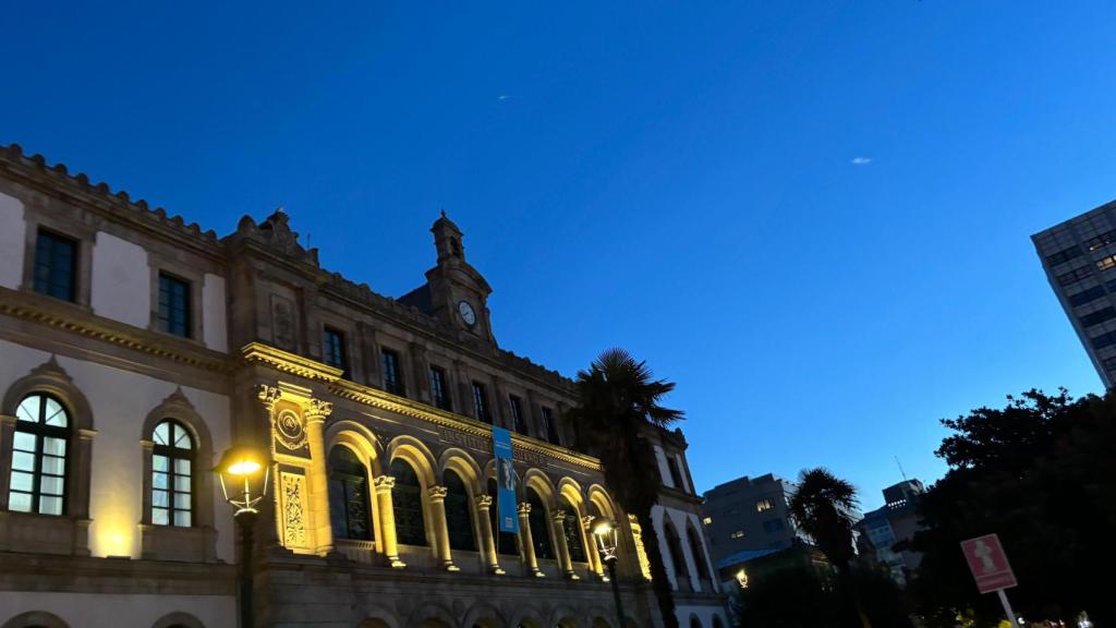 El cielo de A Coruña, a primera hora de la mañana