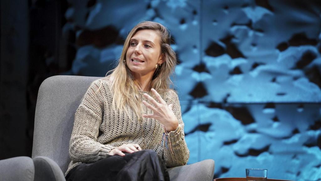 Beatriz Egido en un momento durante la mesa redonda.