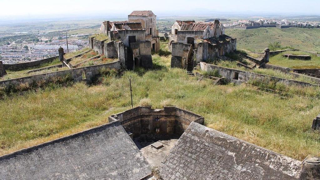 Restos del fuerte Nuestra Señora de Gracai en Elvas, conquistado por Godoy.