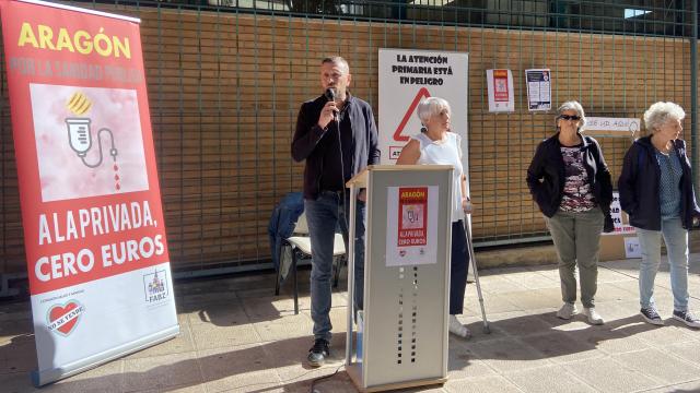 Los barrios de Zaragoza se movilizan por la sanidad pública ante el el deterioro del sistema sanitario