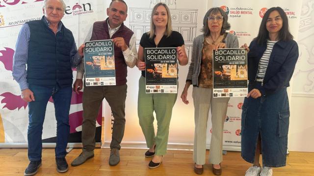 Presentación del bocadillo solidario de cecina en León